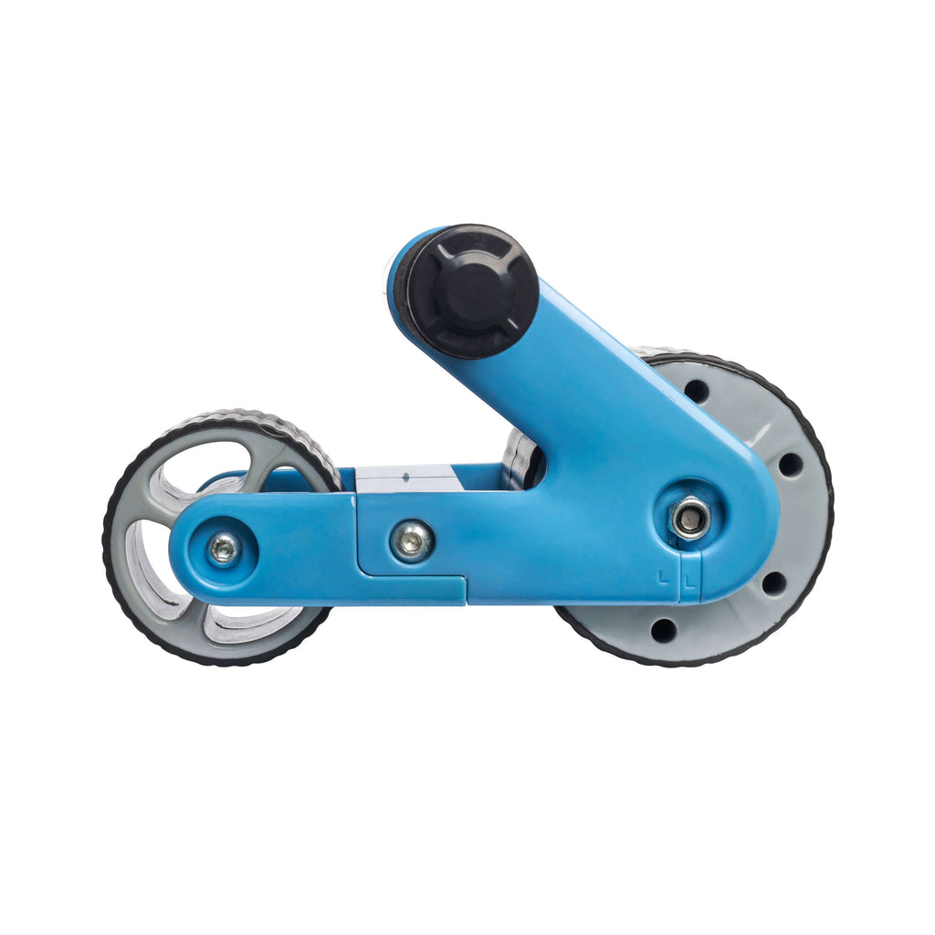 blue ab roller wheel side angle