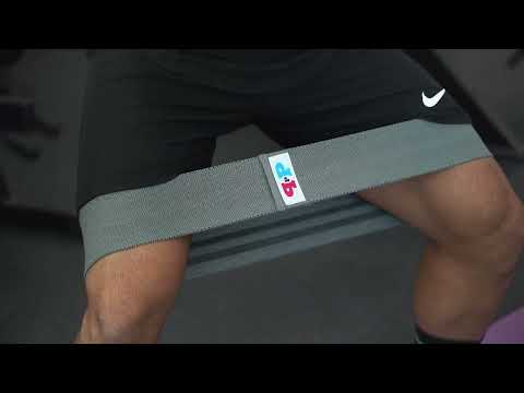 Grey Glute Activation Band for Crab Walks and Glute Bridges glute activation
